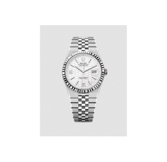 Rolex LandDweller 40mm White Honeycomb Dial