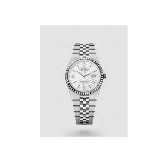 Rolex LandDweller 36mm White Honeycomb Dial
