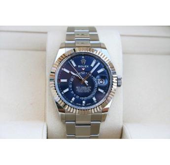 Rolex Sky Dweller Blue Dial Stainless Steel