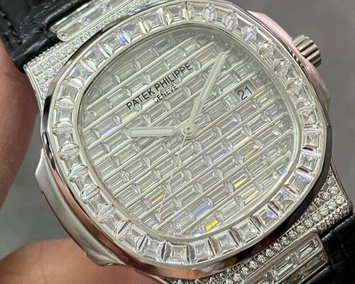 Patek Philippe Dial And Bezel Crystal Diamonds