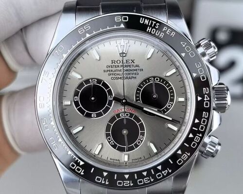 Rolex Watch Cosmograph Daytona Grey Dial Rubber